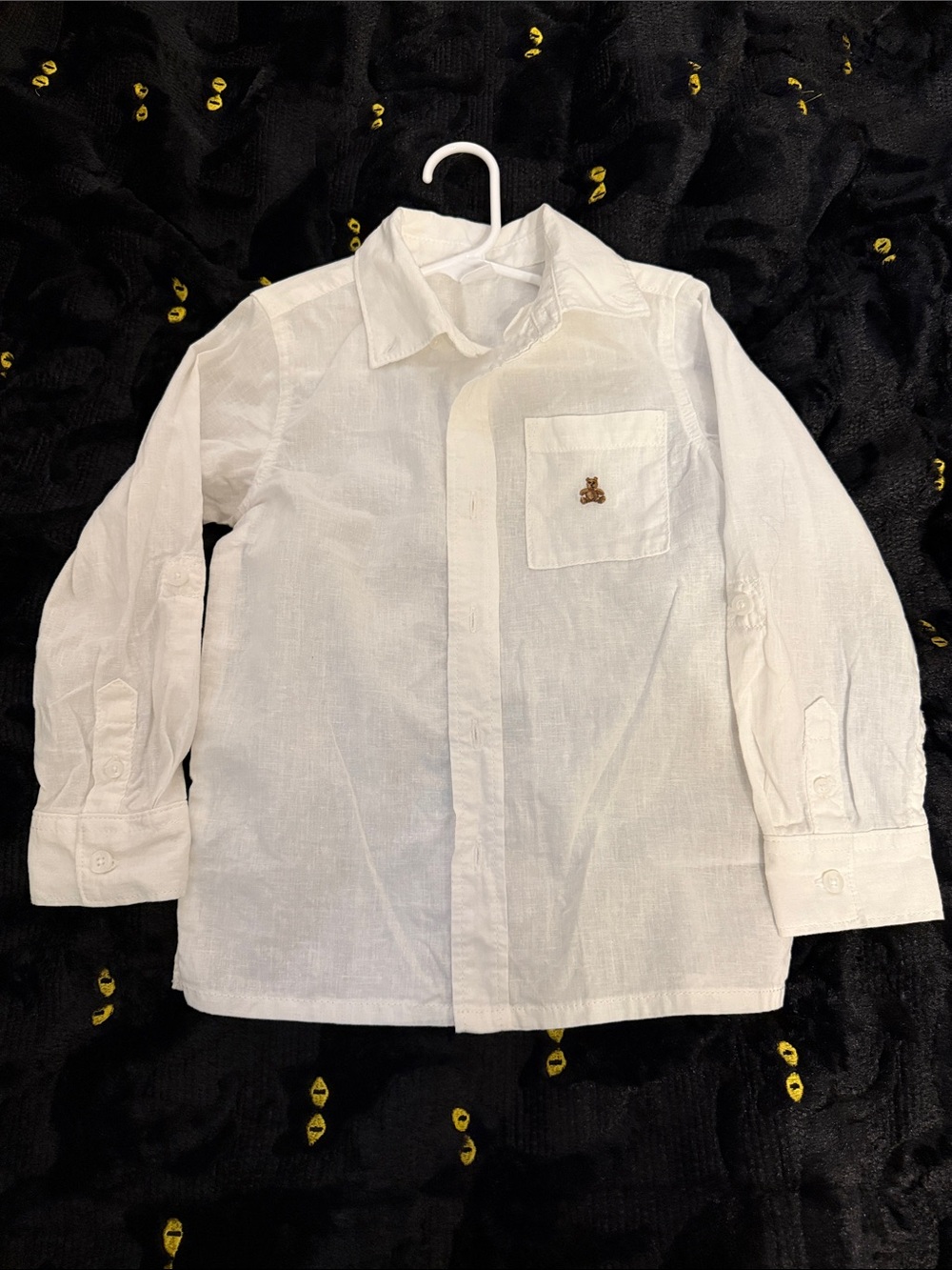 Linen Gap Kids Bear shirt